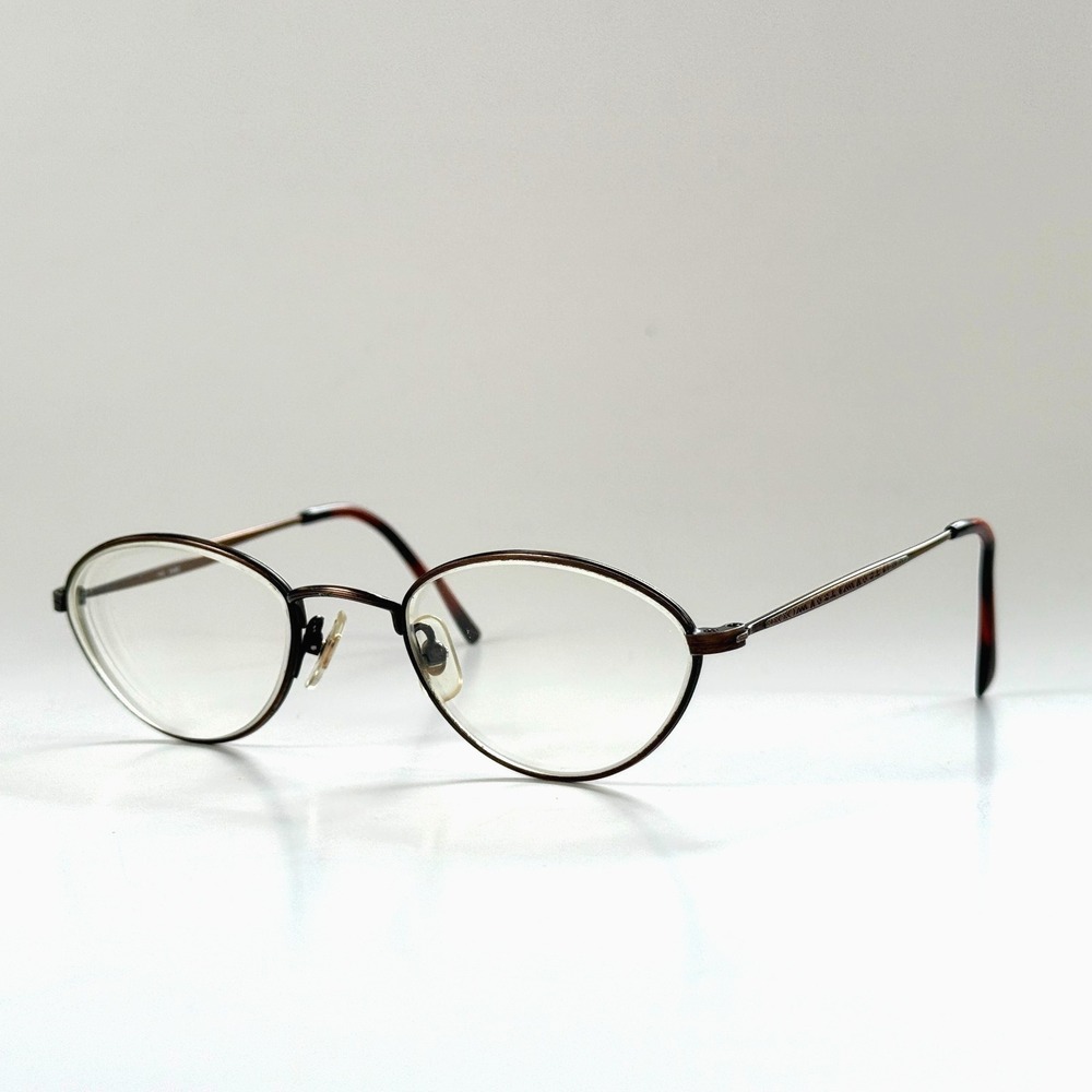 SAKI Japan Mod 586 Eyeglasses Frame Only 49-21-145 Full Rim Bronze‎ Round